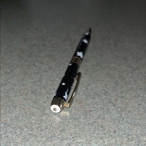 Kate Spade Black and White Star Pen